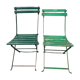 Paire de chaises de jardin vintage