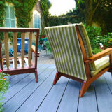 Pair of teak armchairs early 1950s