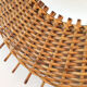 LVintage rattan mirror, 1960