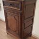 Buffet bas vintage 1700 en bois de chêne. Commode rustique en bois