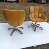 Pair of vintage Vitra 70s armchairs