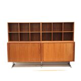 Vintage wall unit by Marius Byrialsen for Nipu from the 1960s