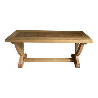 Light oak bench