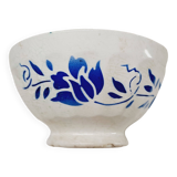 Old bowl blue flowers