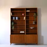 Swedish bookcase with storage unit