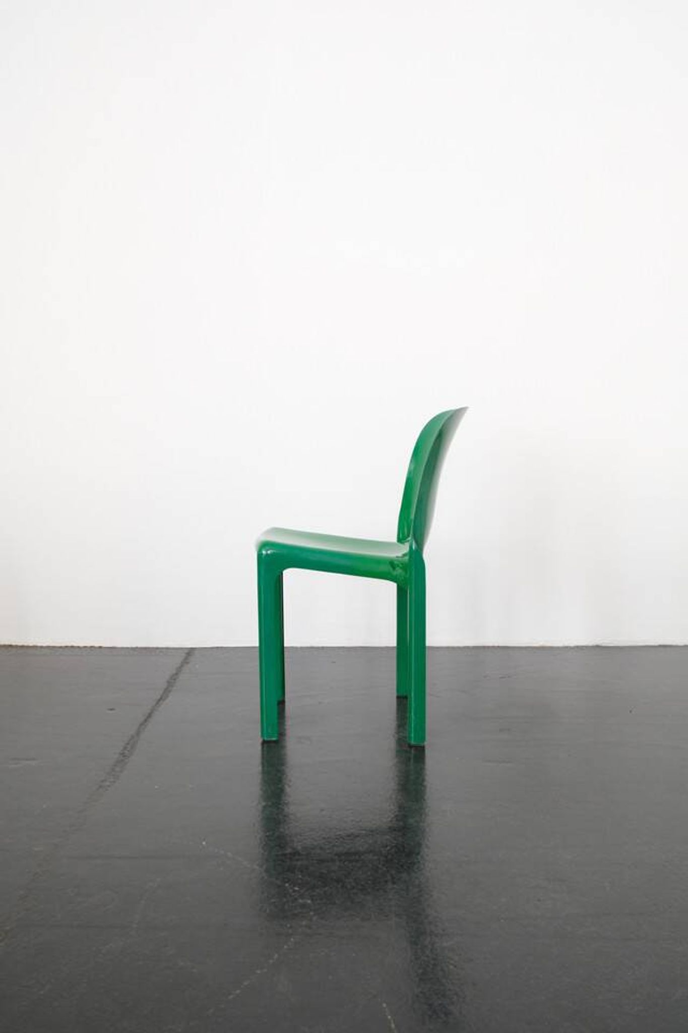 Green "Selene" chair by Vico Magistretti / Artemide