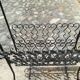 Wrought iron magazine rack