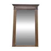 Miroir début XXème en hêtre - 143x92cm