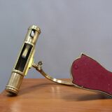 Art Deco brass piano lamp with rotary switch socket