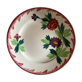 Product BHV Set of 7 plates Sarreguemines Colmar a fleurs 1960