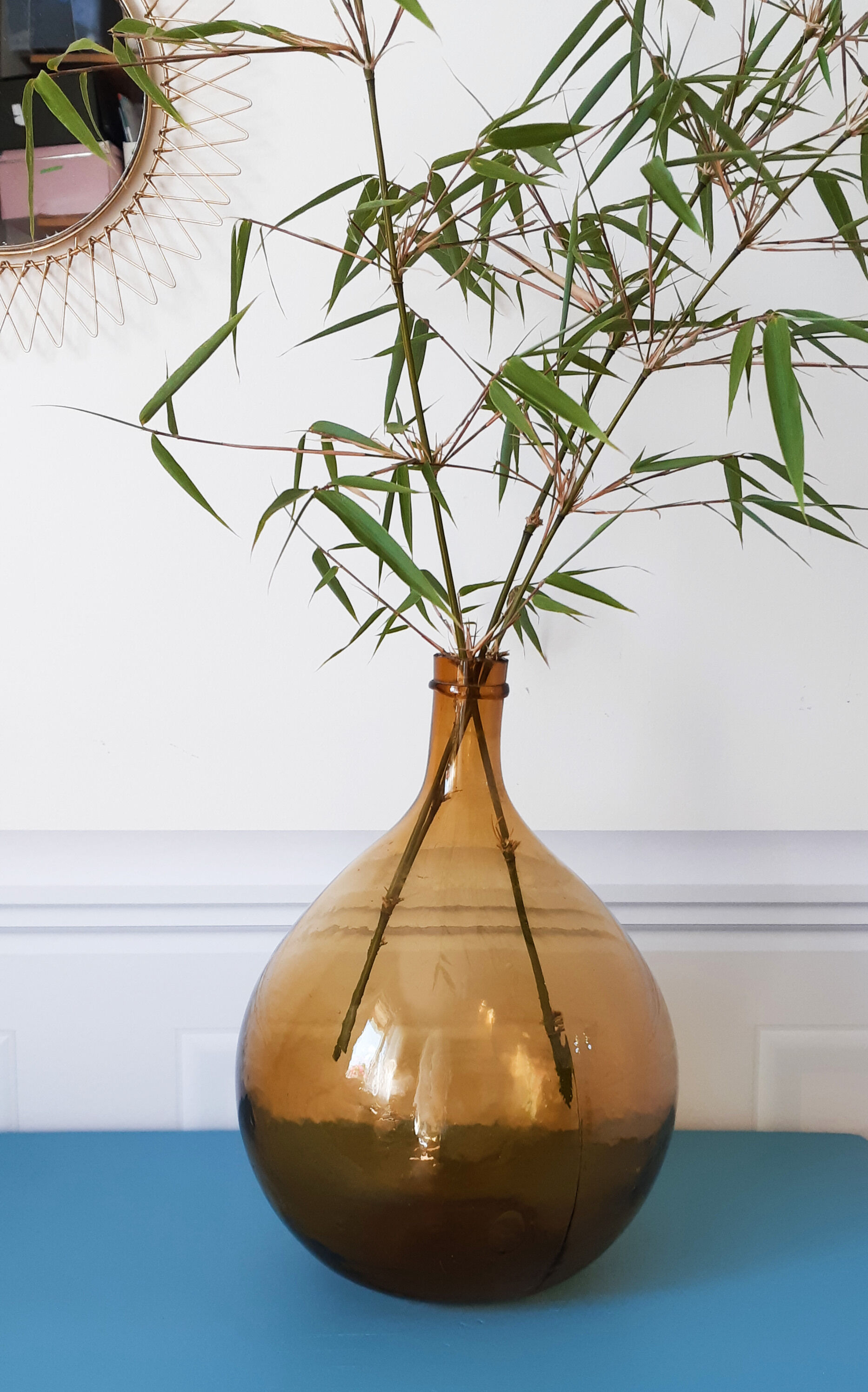 Demijohn 6 litres yellow ochre