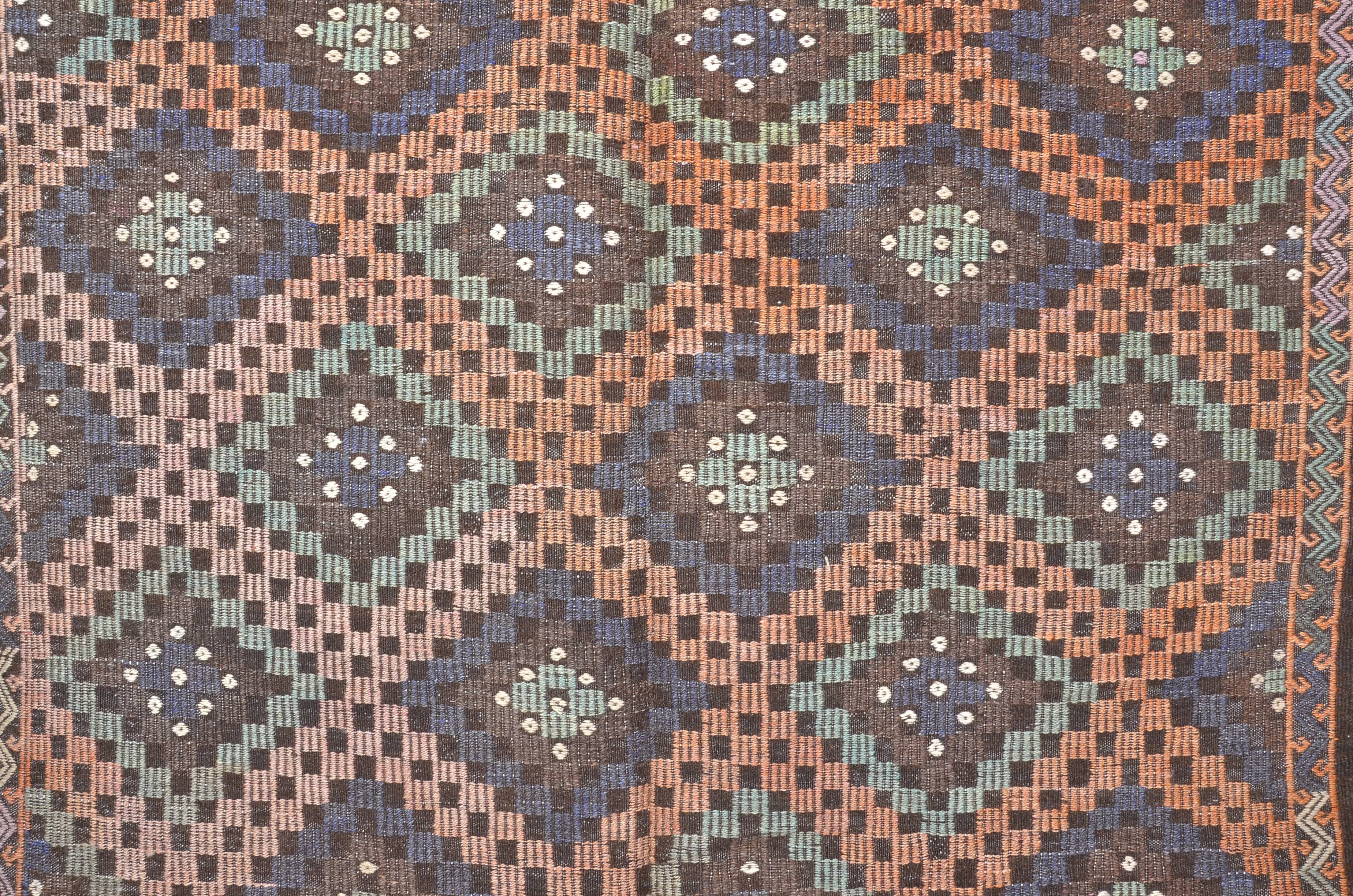 Oushak Vintage Handwoven Kilim Rug sku1861