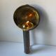 Vintage brass Scandinavian Art Deco wall candle holder sconce