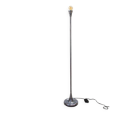 Molla floor lamp in steel by Eleonore Peduzzi Riva for Candle, Italy, 1970s.