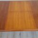 Extendable teak table