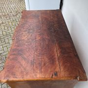 Commode en bois de burl vintage