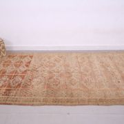 Peach Vintage Moroccan Rug 164 x 376 cm - Berber Wool Rug - Handmade Rug