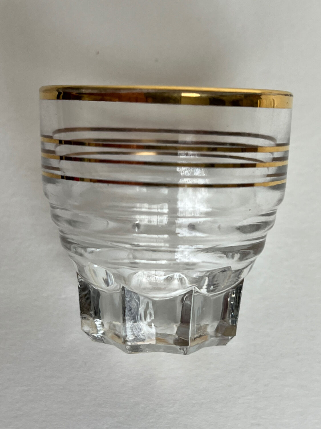 9 vintage shot glasses