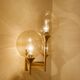 Large vintage glass sconce from Sciolari
