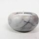 Set of two marble tea light holders, The Netherlands 1970's