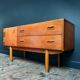 Vintage teak sideboard, antique TV stand