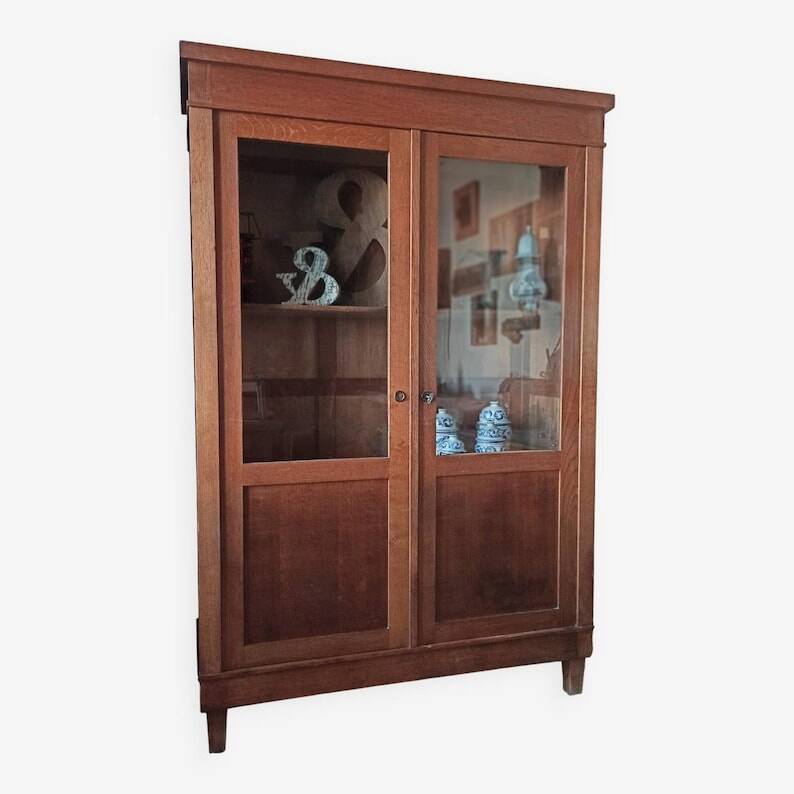 Wardrobe, solid wood wardrobe, vintage wardrobe, display cabinet, crockery.