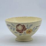 Large antique ceramic bowl from Digoin Sarreguemines