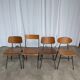 Chaises de salle à manger en bois Stol Kamnik vintage - Yougoslavie des années 1970 - Ensemble de 4