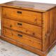 Wooden chest of drawers