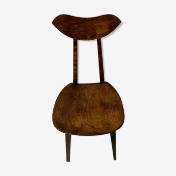 A carpentry chair - unique, designed by Wanda Genga, Poland 1958