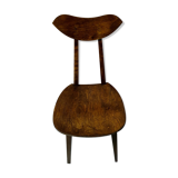 Chaise de menuisier unique conçue par Wanda Genga, Pologne 1958