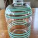 Art Deco carafe and 3 glasses