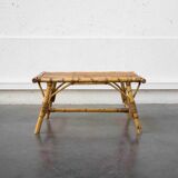 Rattan coffee table