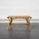 Table basse en rotin