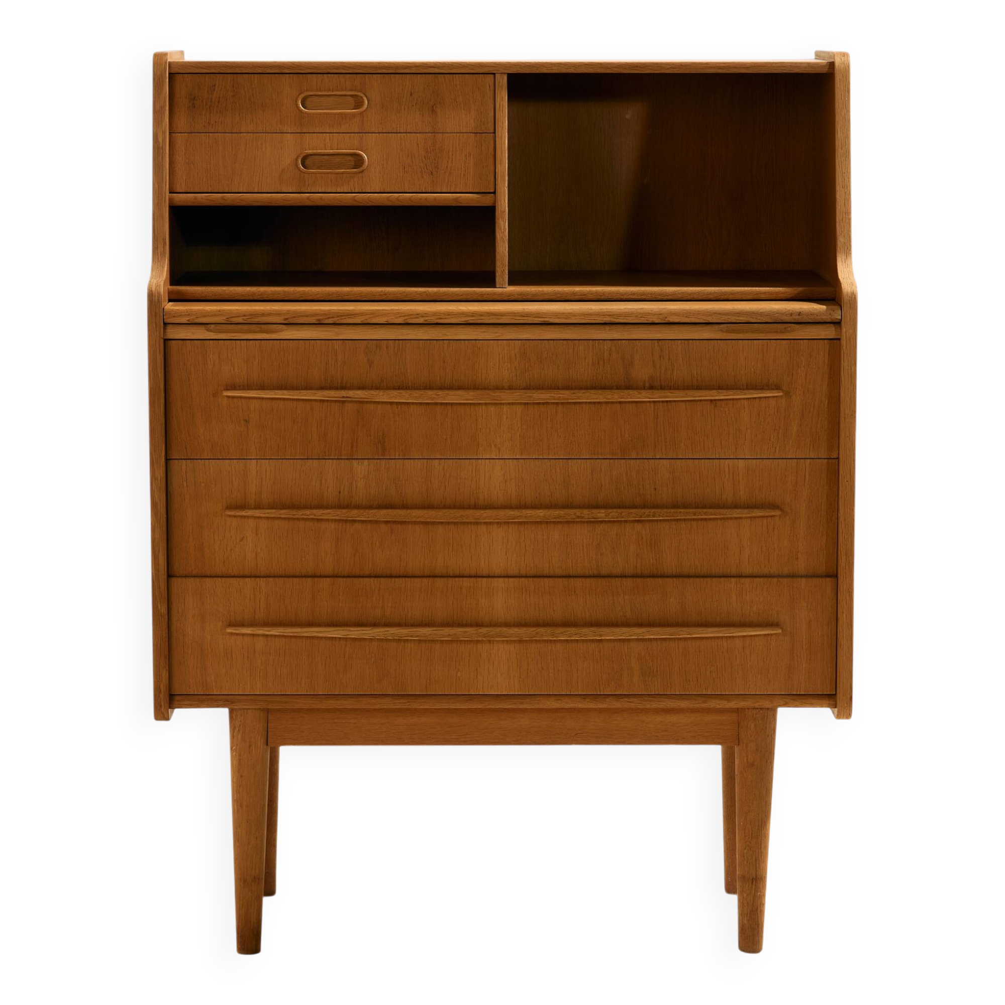 Danish oak bureau desk