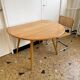 Round Ercol table with flaps
