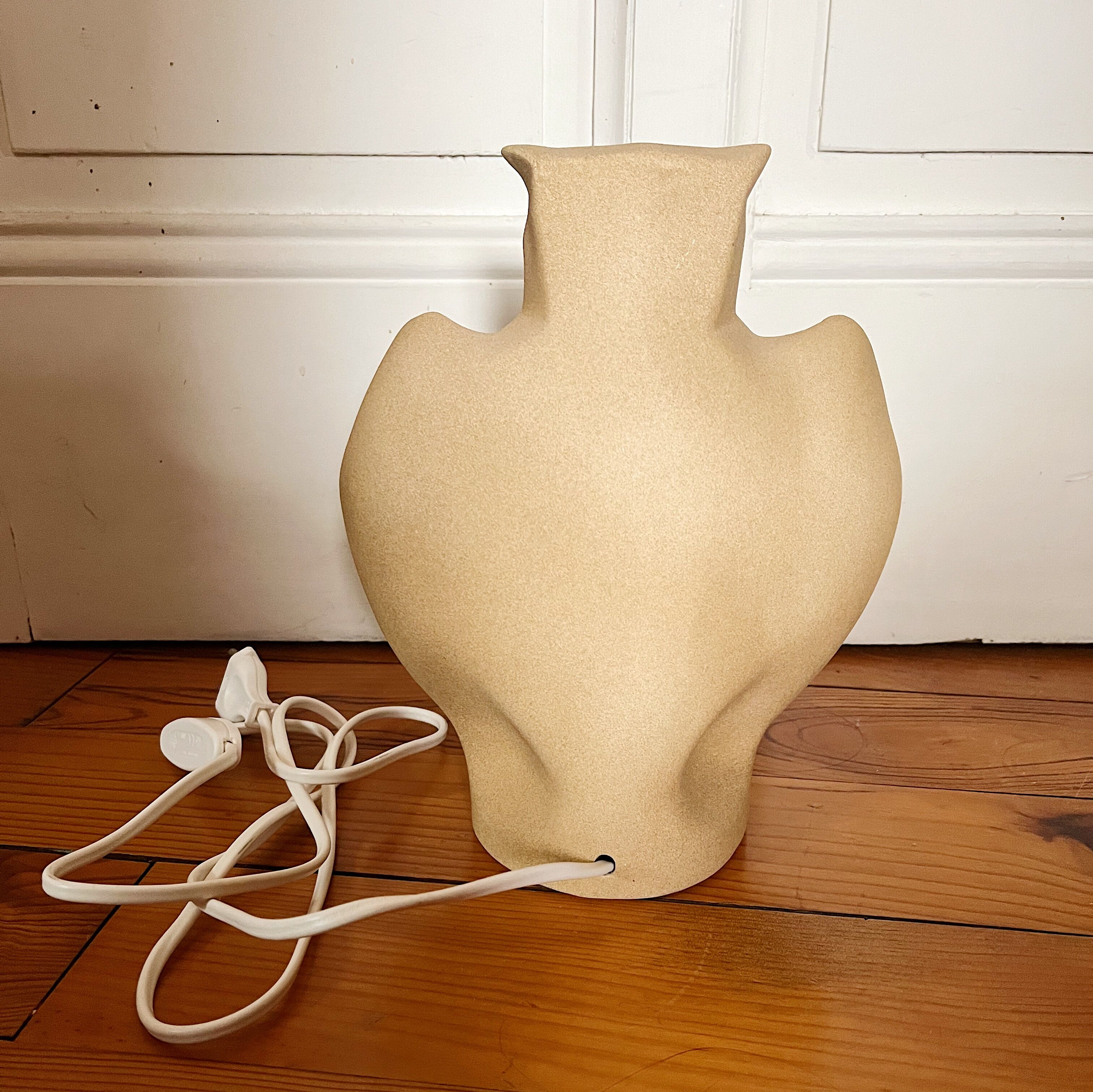 Owl ceramic lamp 70s/80s