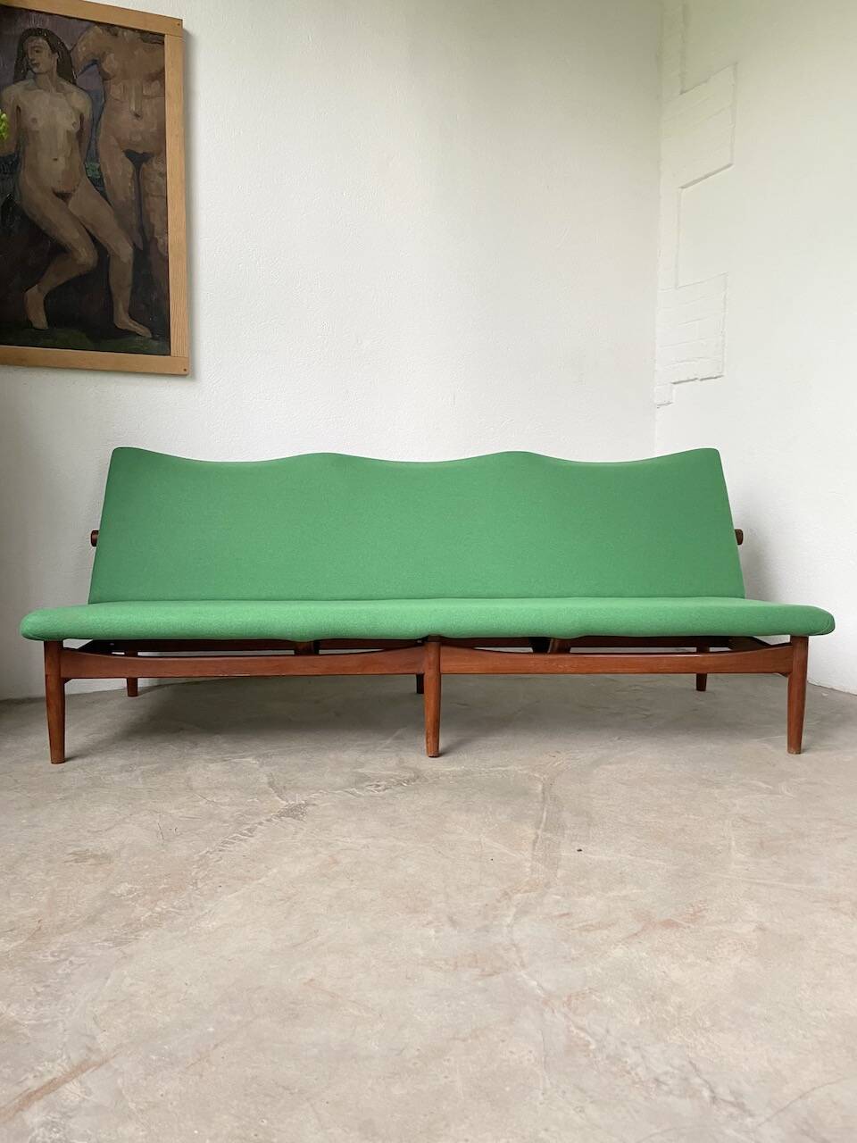 Finn Juhl three-seater bench “Japan” model France & Son