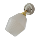 Porcelain and glass wall lamp