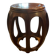 Tabouret acajou, Asie XX ème