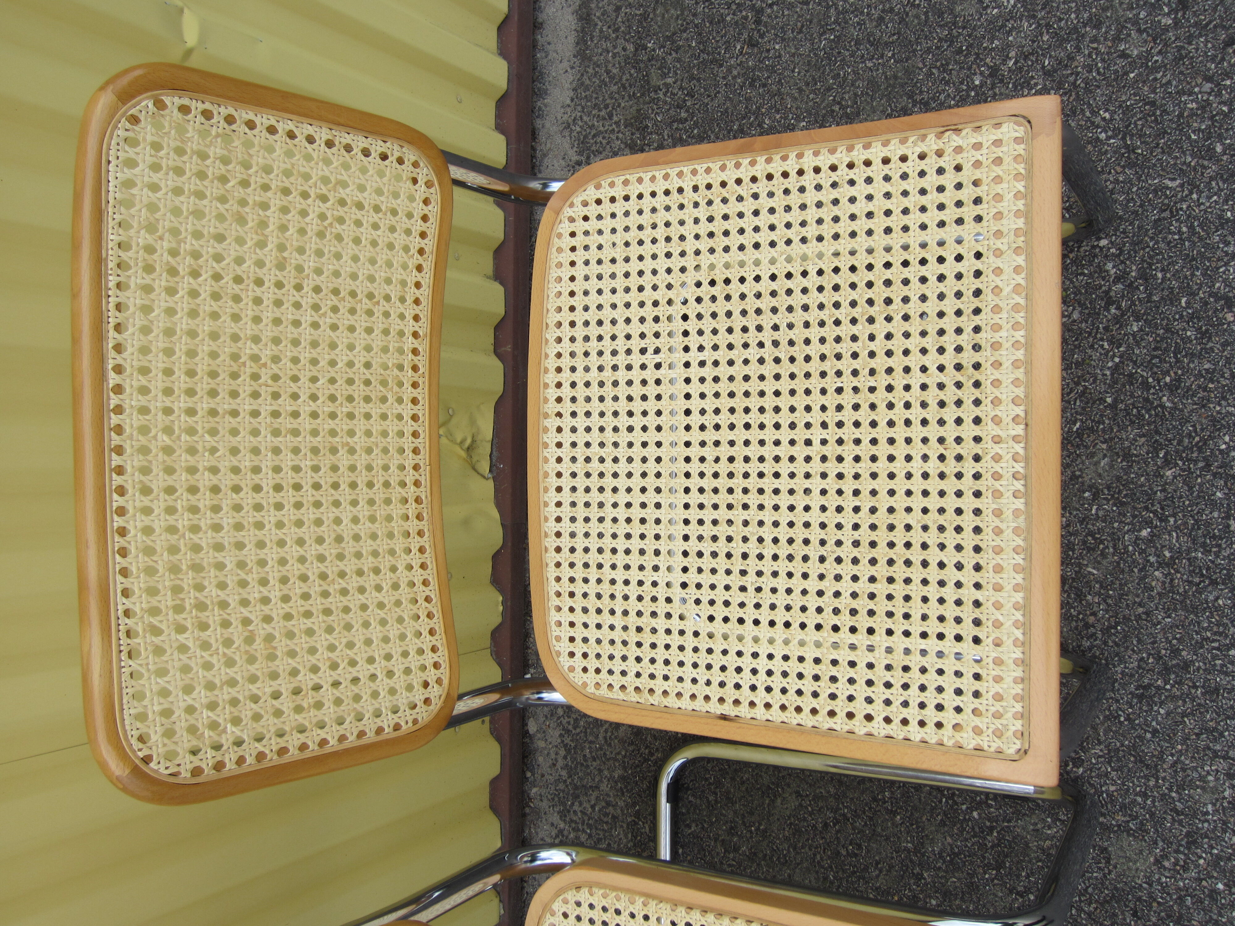 Pair of Cesca B32 chairs by Marcel Breuer