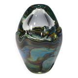 Vintage studio glass designed by the German artist Udo Edelmann 1988.