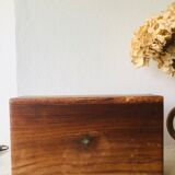 Wooden box with lockers