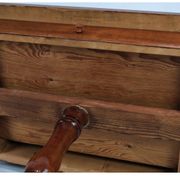 Side table on a mahogany pillar from around the year 1850s