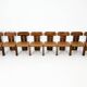 8 "Sapporo" chairs by Mario Marenco for Mobilgirgi, 1970s