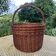 Woven wicker round basket