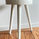 Vintage wooden tripod stool