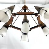 Mid-Century Modern sputnik chandelier, Italy 1950s
