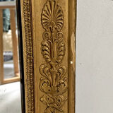 Old mirror wood and gilded stucco 73x61cm