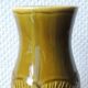 Gien  vase in olive green slurry 60s